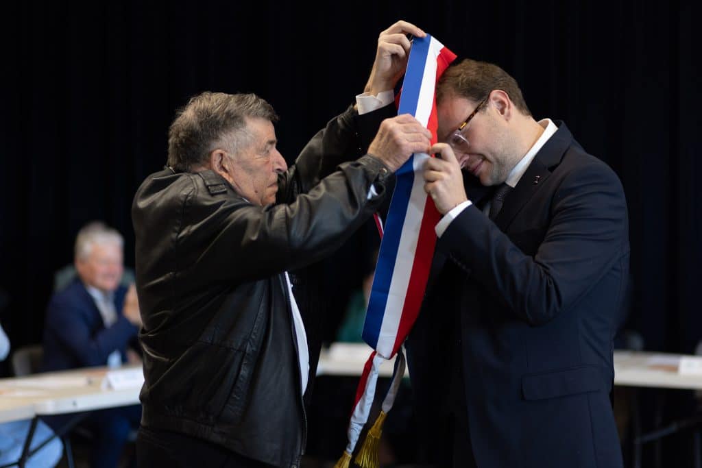 Election de Julien Dassé maire de Vendays-Montalivet