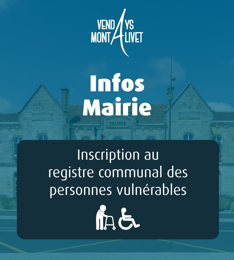 Inscription au registre des personnes vulnérables