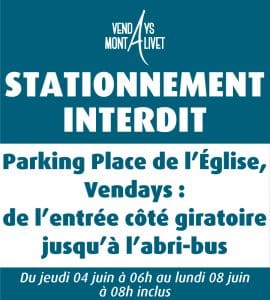 STATIONNEMENT TEMPORAIREMENT INTERDIT