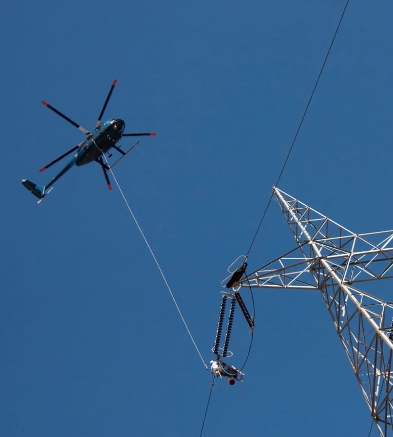 ENEDIS – Survol des lignes électriques