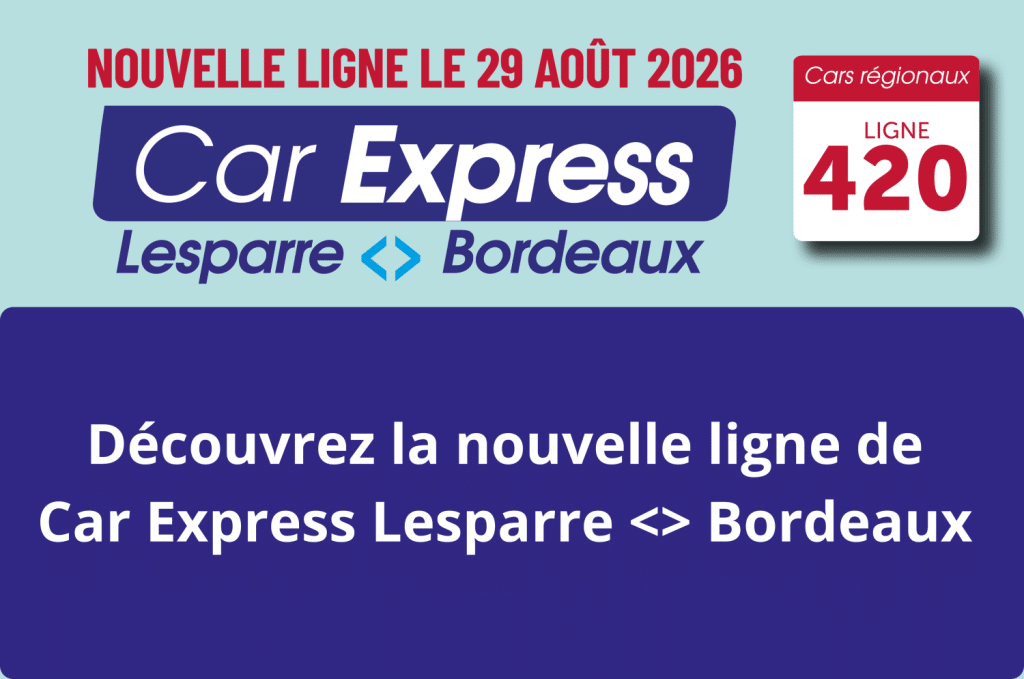 La ligne 420 renforce la mobilité dans le Médoc