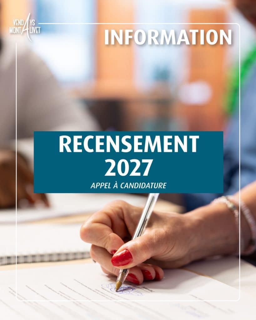 Recensement 2027 – Appel à candidatures